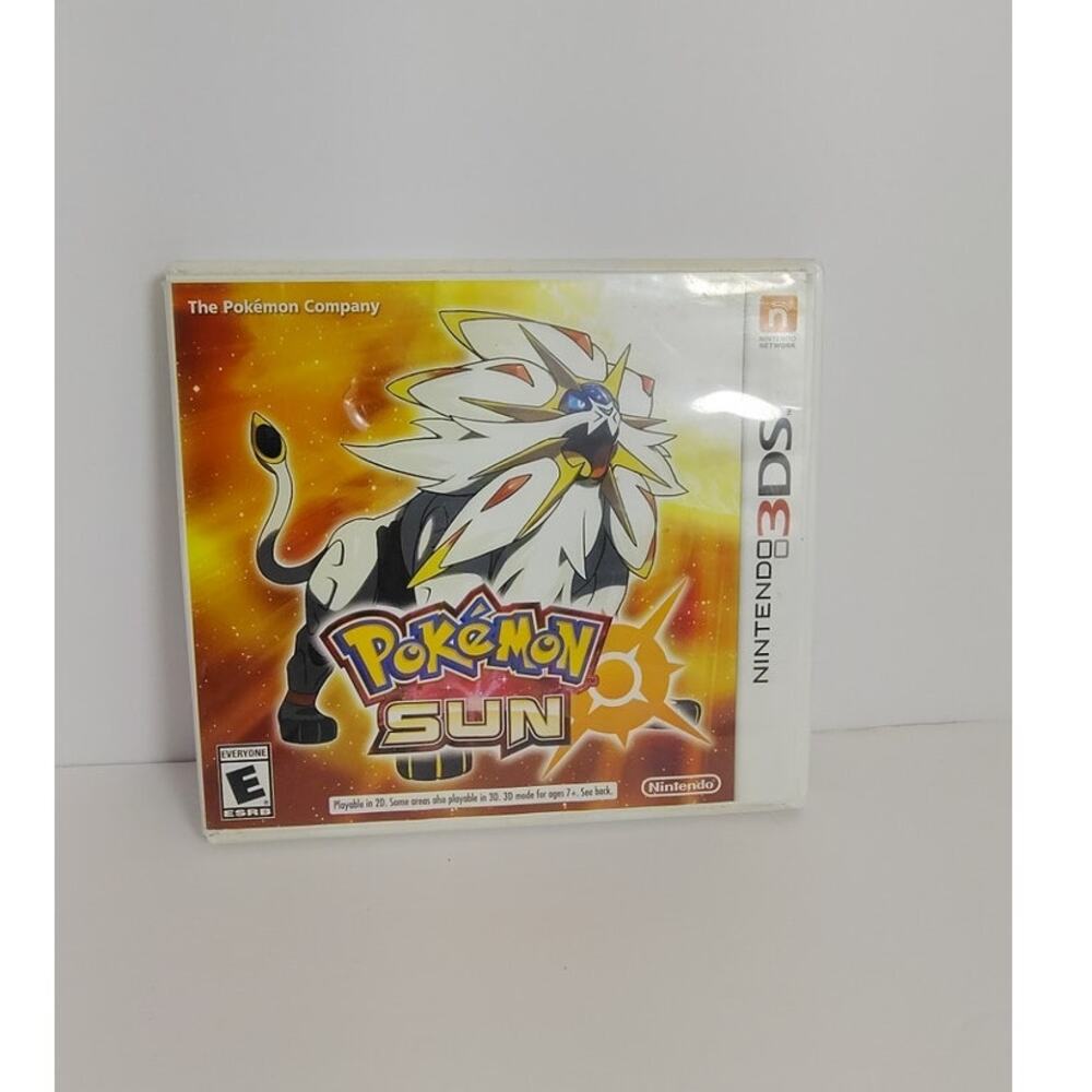 Nintendo 3DS 2DS Pokemon Sun Handheld Video Game Cartridge 2016 Pokemon Company